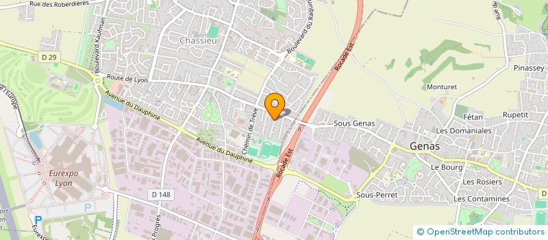 localisation de l'entreprise INDIVISION COCHARD DESBORDE  CHASSIEU