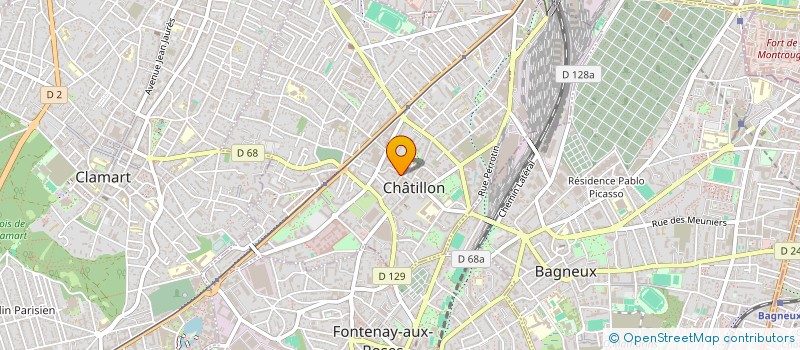 localisation de l'entreprise INDIVISION COCHET A. GIRAUD J.  CHATILLON