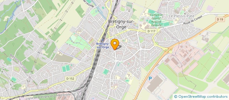 localisation de l'entreprise INDIVISION COCHET EAR à BRETIGNY-SUR-ORGE