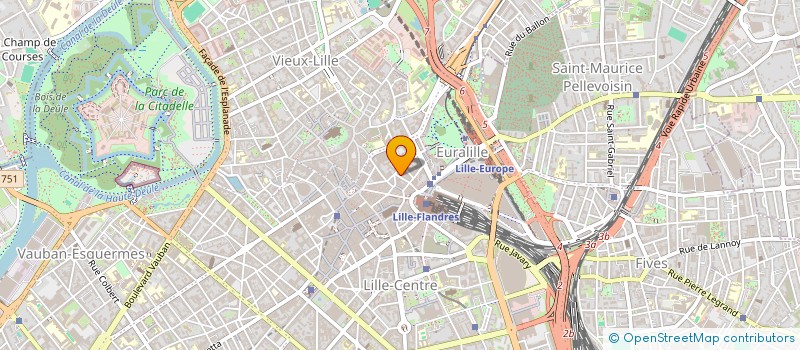 localisation de l'entreprise INDIVISION CODDEVILLE A & DUBRULLE R à LILLE