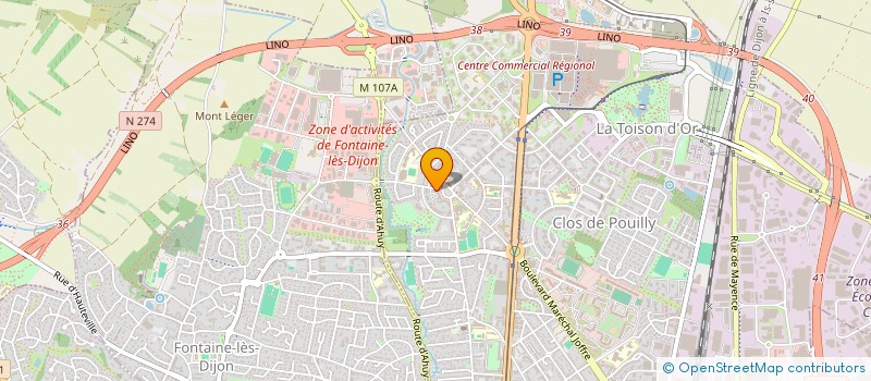 localisation de l'entreprise INDIVISION COFFIN PHILIPPE FESTEAU CHANTAL à DIJON