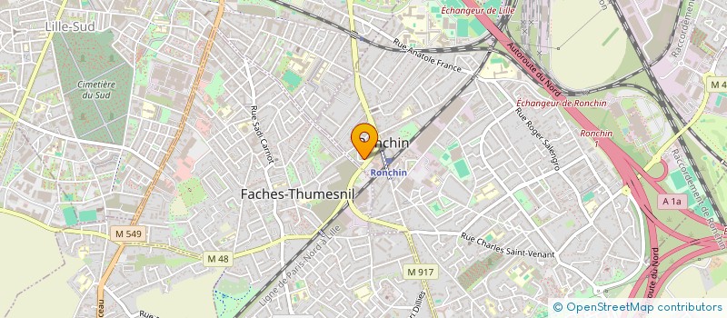 localisation de l'entreprise INDIVISION COHEN-SELMON  RONCHIN