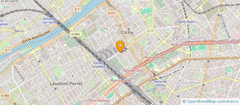 localisation de l'entreprise INDIVISION COIFFE à CLICHY