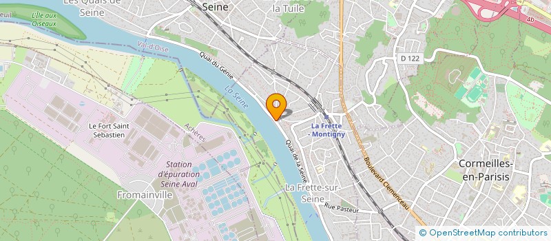 localisation de l'entreprise INDIVISION COLAS  LA FRETTE-SUR-SEINE