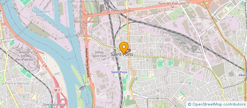 localisation de l'entreprise INDIVISION COLAS ET TRIEU à SAINT-FONS