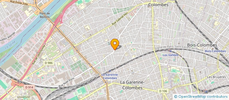 localisation de l'entreprise INDIVISION COLASSON à COLOMBES