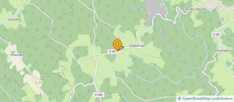 localisation de l'entreprise INDIVISION COLIN  SAINT-HILAIRE-FOISSAC