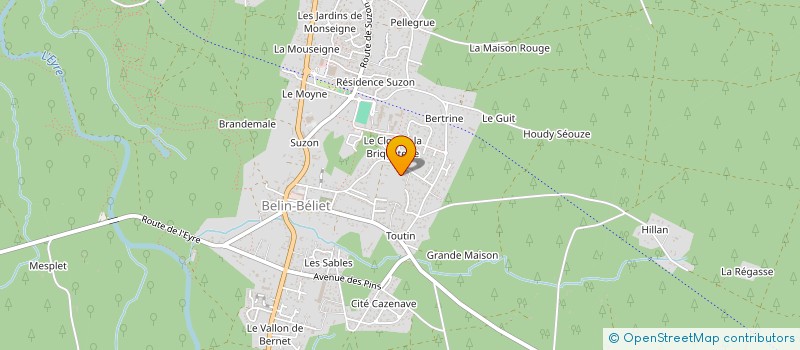 localisation de l'entreprise INDIVISION COLIN BELMELH  BELIN-BELIET