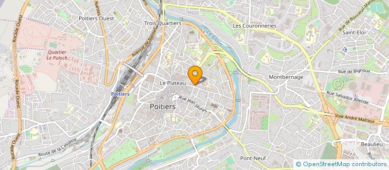 localisation de l'entreprise INDIVISION COLIN ET DE VILLARDI DE MONTLAUR  POITIERS