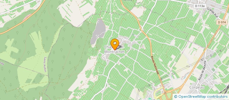 localisation de l'entreprise INDIVISION COLIN PIERRE YVES  CHASSAGNE-MONTRACHET