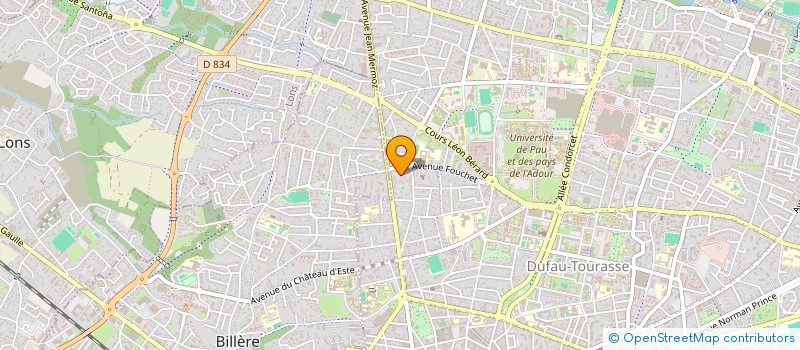 localisation de l'entreprise INDIVISION COLINET à PAU