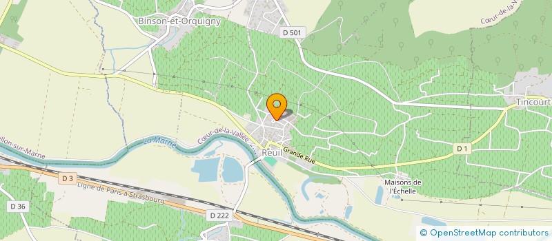 localisation de l'entreprise INDIVISION COLLARD MARIE LOUISE  COEUR-DE-LA-VALLEE