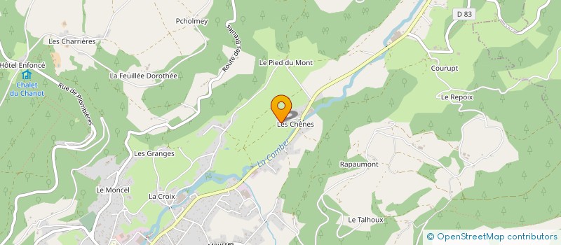 localisation de l'entreprise INDIVISION COLLE  LE VAL-D'AJOL