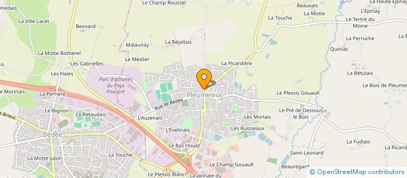 localisation de l'entreprise INDIVISION COLLET  PLEUMELEUC