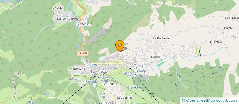localisation de l'entreprise INDIVISION COLLET à LA CLUSAZ