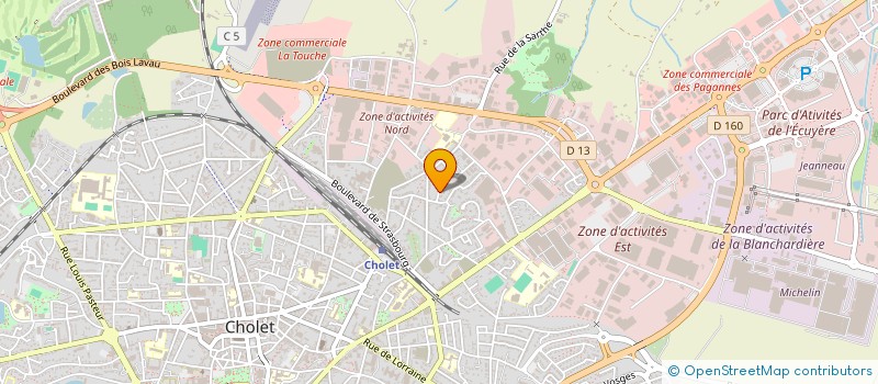 localisation de l'entreprise INDIVISION COLLET à CHOLET