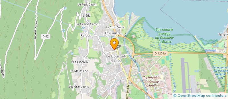 localisation de l'entreprise INDIVISION COLLET LECOUTOUR  LE BOURGET-DU-LAC