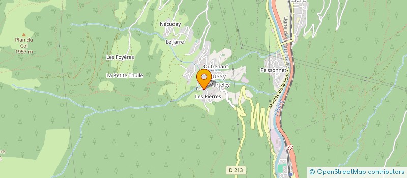 localisation de l'entreprise INDIVISION COLLIARD MARINA  LA LECHERE