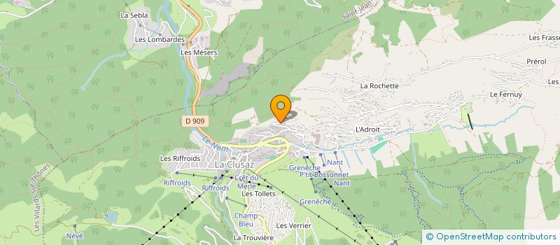 localisation de l'entreprise INDIVISION COLLIER FAUDEL à LA CLUSAZ