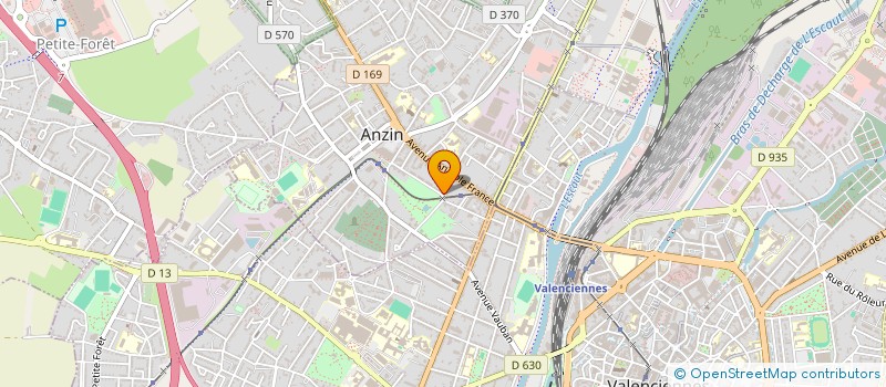 localisation de l'entreprise INDIVISION COLLIN DEULCEUX  ANZIN