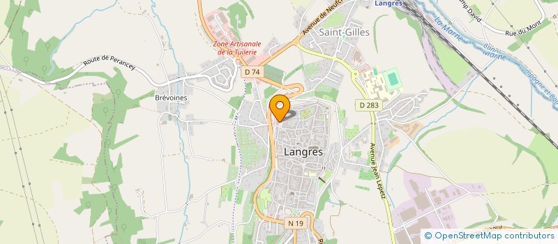 localisation de l'entreprise INDIVISION COLLIN MAILLEFERT  LANGRES