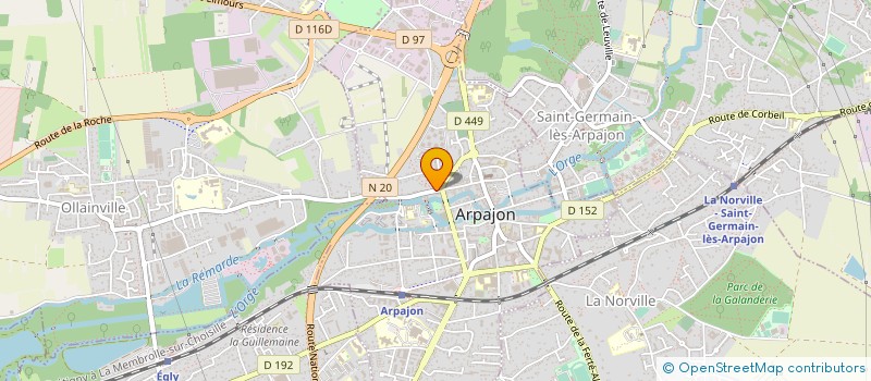 localisation de l'entreprise INDIVISION COLLIN TIKES  ARPAJON