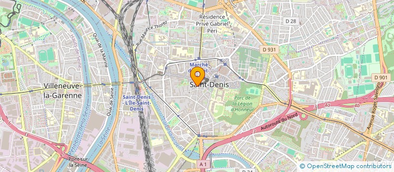 localisation de l'entreprise INDIVISION COLLOMB - LE CAMUS à SAINT-DENIS