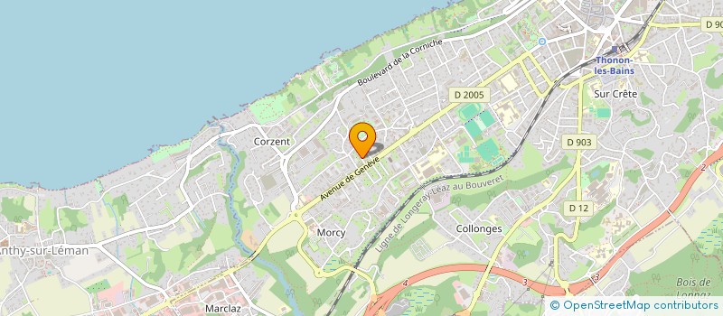 localisation de l'entreprise INDIVISION COLLOUD à THONON-LES-BAINS