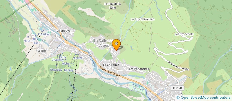 localisation de l'entreprise INDIVISION COLOMBERO GUERARD à LA SALLE-LES-ALPES