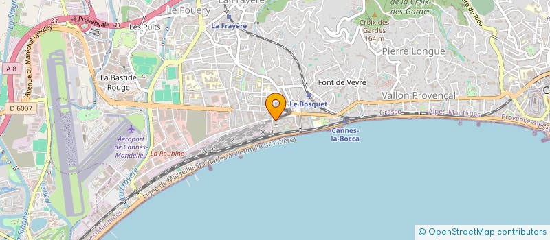 localisation de l'entreprise INDIVISION COLOMBINI ET CLO  CANNES