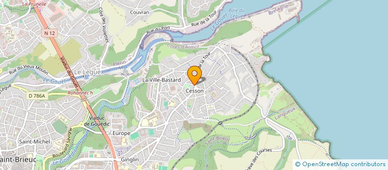 localisation de l'entreprise INDIVISION COLON ANTOINE ET RABU STEFFIE à SAINT-BRIEUC