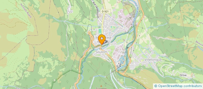 localisation de l'entreprise INDIVISION COLONGUE  PIERREFITTE-NESTALAS