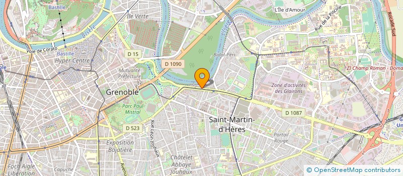 localisation de l'entreprise INDIVISION COLONNA HENRI ET ANDRE  SAINT-MARTIN-D'HERES