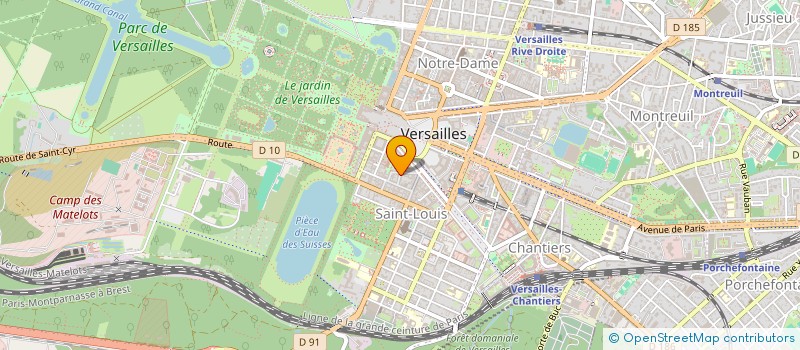 localisation de l'entreprise INDIVISION COLSON MESNAGE à VERSAILLES