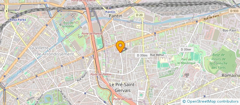 localisation de l'entreprise INDIVISION COMAN BUCARI  PANTIN