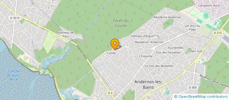 localisation de l'entreprise INDIVISION COMBLON ET VILLAMIZAR ESPARZA  ANDERNOS-LES-BAINS