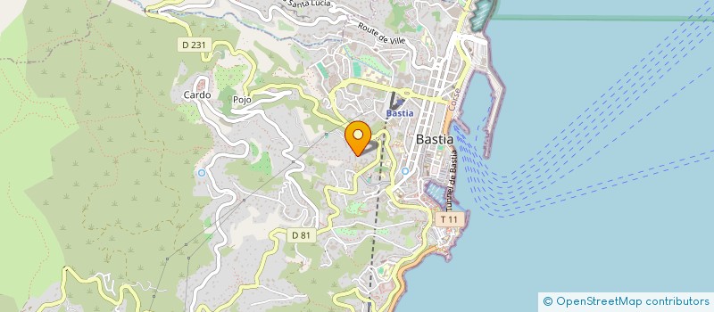 localisation de l'entreprise INDIVISION COMITI à BASTIA