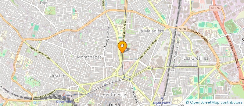 localisation de l'entreprise INDIVISION COMMARET / FLETY à DIJON