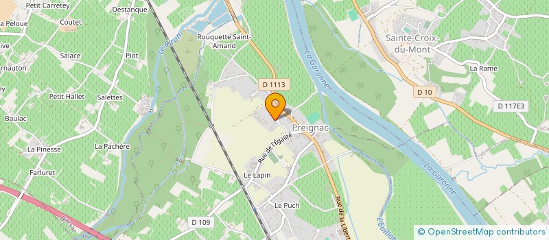 localisation de l'entreprise INDIVISION COMMET BERNARD  MAZERES