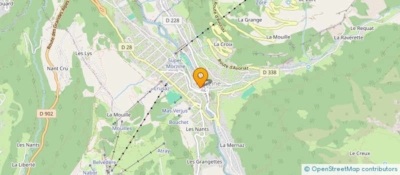 localisation de l'entreprise INDIVISION COMTE à MORZINE