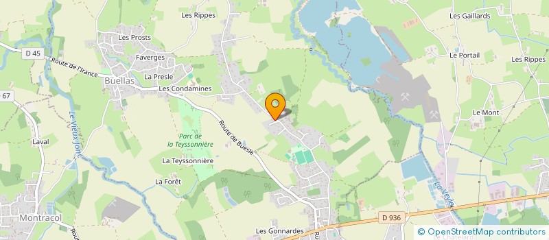 localisation de l'entreprise INDIVISION COMTE SYLVAIN ET AUDREY  BUELLAS