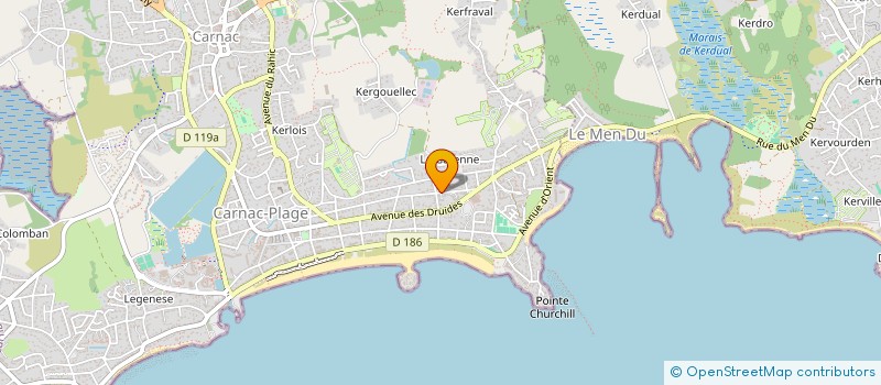 localisation de l'entreprise INDIVISION CONAN ADELAIDE ET CONAN DAVID  CARNAC