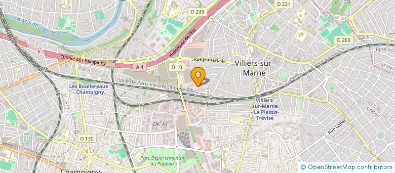 localisation de l'entreprise INDIVISION CONCEDIEU CHARLES-ALEXANDRE ET GALTIER  VILLIERS-SUR-MARNE