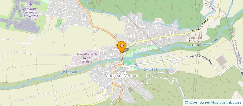 localisation de l'entreprise INDIVISION CONIGLIONE-GRISONI à VINON-SUR-VERDON
