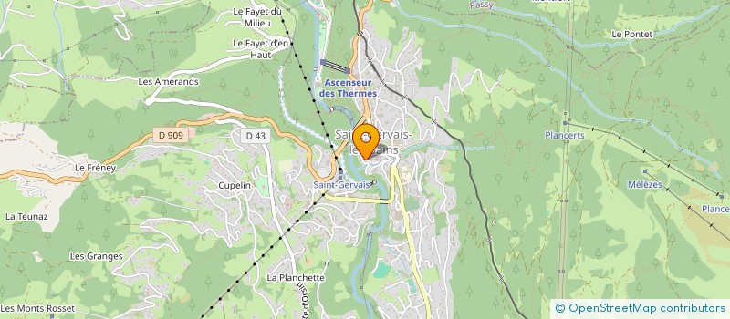 localisation de l'entreprise INDIVISION CONSORT BAYETTO  SAINT-GERVAIS-LES-BAINS