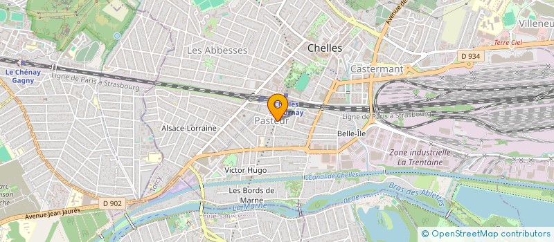 localisation de l'entreprise INDIVISION CONSORTS DESMARETS  CHELLES