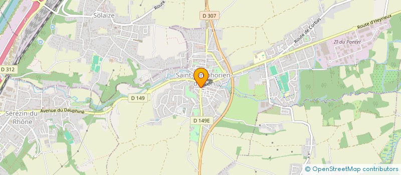 localisation de l'entreprise INDIVISION CONSORTS DUTTER BEZAC  SAINT-SYMPHORIEN-D'OZON