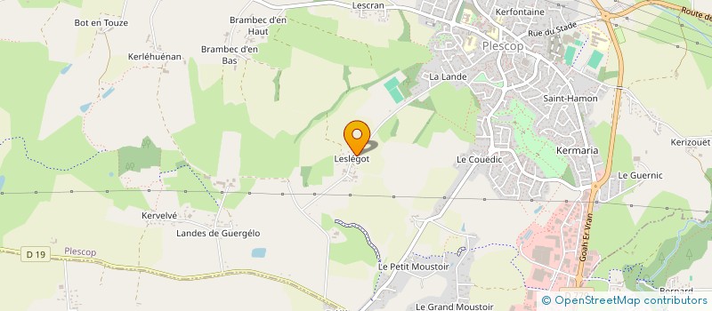 localisation de l'entreprise INDIVISION CONSORTS LE MERO  PLESCOP