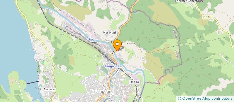 localisation de l'entreprise INDIVISION CONSORTS PROUHEZE  LANGOGNE