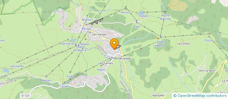 localisation de l'entreprise INDIVISION CONSTANTIN  HAUTELUCE